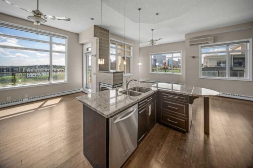 619-950 Centre Avenue Ne, Calgary, AB - Indoor Photo Showing Kitchen With Double Sink With Upgraded Kitchen