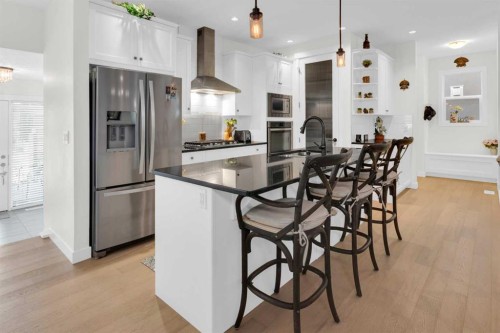 29 Sage Meadows Park Nw, Calgary, AB - Indoor Photo Showing Kitchen With Stainless Steel Kitchen With Upgraded Kitchen