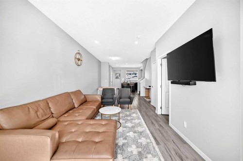 224 Corner Meadows Way, Calgary, AB - Indoor Photo Showing Living Room