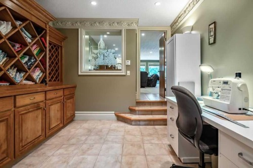 117 West Terrace Point, Cochrane, AB - Indoor Photo Showing Office