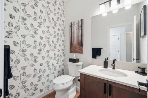 77 Wolf Hollow Villas Se, Calgary, AB - Indoor Photo Showing Bathroom