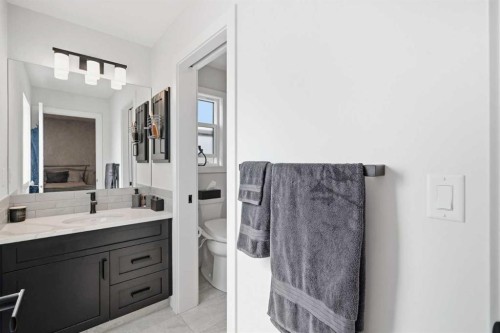 77 Wolf Hollow Villas Se, Calgary, AB - Indoor Photo Showing Bathroom