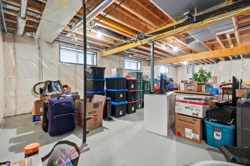 77 Wolf Hollow Villas Se, Calgary, AB - Indoor Photo Showing Basement