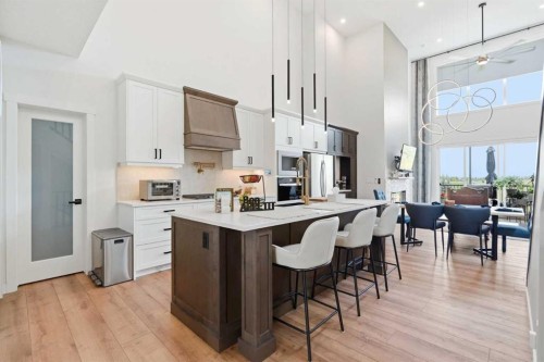 77 Wolf Hollow Villas Se, Calgary, AB - Indoor Photo Showing Kitchen With Upgraded Kitchen