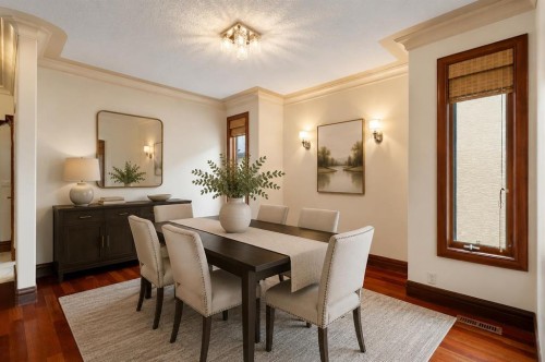 8 Coulee Park Sw, Calgary, AB - Indoor Photo Showing Dining Room