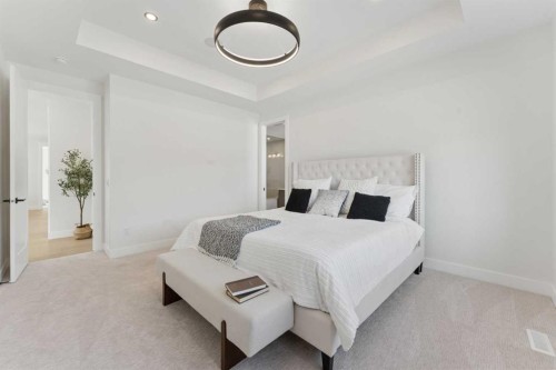 507 Waterford Rise, Chestermere, AB - Indoor Photo Showing Bedroom