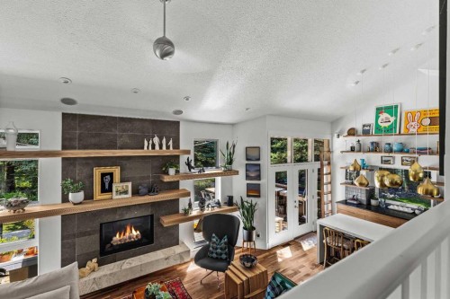 2002-3Rd Avenue, Canmore, AB - Indoor With Fireplace