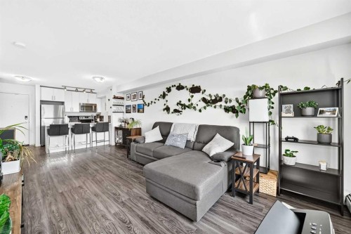 1406-181 Skyview Ranch Manor Ne, Calgary, AB - Indoor Photo Showing Living Room