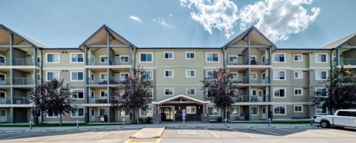 1406-181 Skyview Ranch Manor Ne, Calgary, AB - Outdoor With Balcony With Facade