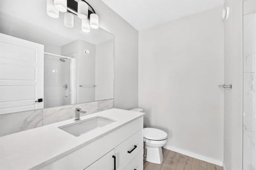 20 Corner Glen Avenue Ne, Calgary, AB - Indoor Photo Showing Bathroom