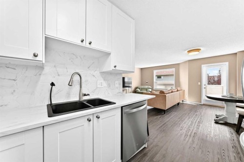 108 Douglas Glen Park Se, Calgary, AB - Indoor Photo Showing Kitchen With Double Sink With Upgraded Kitchen