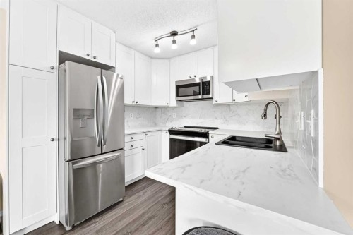 108 Douglas Glen Park Se, Calgary, AB - Indoor Photo Showing Kitchen With Stainless Steel Kitchen With Upgraded Kitchen