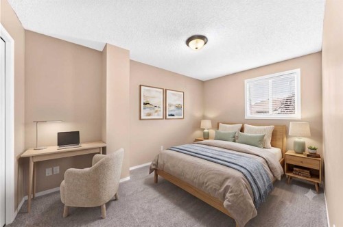 108 Douglas Glen Park Se, Calgary, AB - Indoor Photo Showing Bedroom