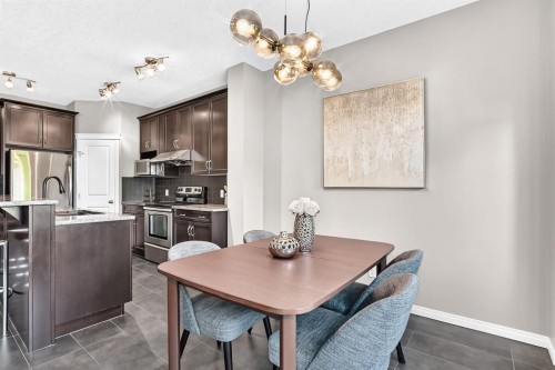 325 Kincora Glen Rise Nw, Calgary, AB - Indoor Photo Showing Dining Room