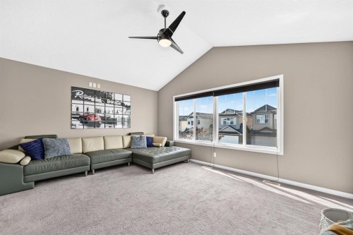 325 Kincora Glen Rise Nw, Calgary, AB - Indoor Photo Showing Living Room