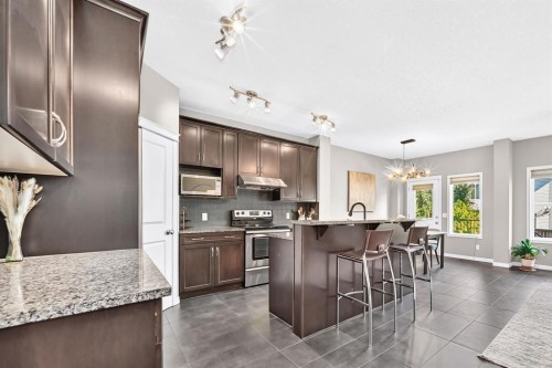 325 Kincora Glen Rise Nw, Calgary, AB - Indoor Photo Showing Kitchen With Upgraded Kitchen