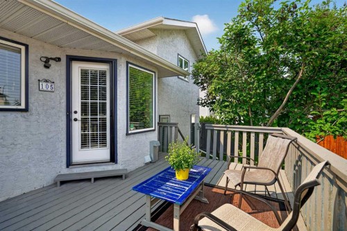 105 Riverview Court Se, Calgary, AB - Outdoor With Deck Patio Veranda With Exterior