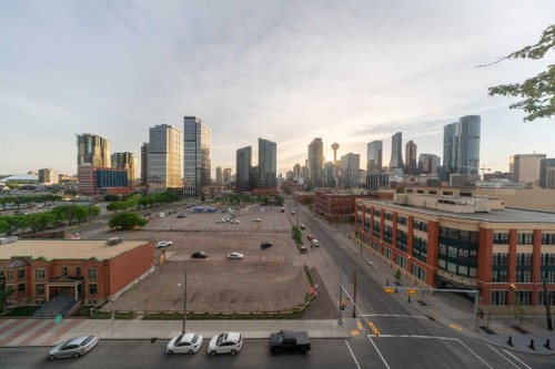 709-1122 3 Street Se, Calgary, AB - Outdoor With View
