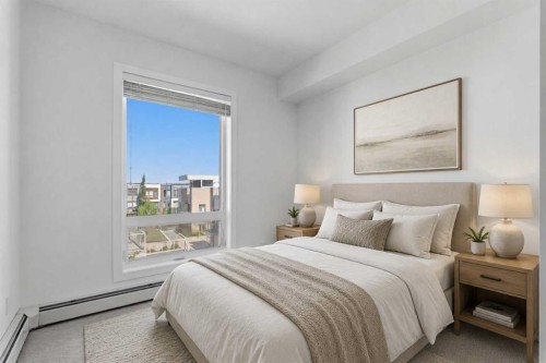 408-3130 Thirsk Street Nw, Calgary, AB - Indoor Photo Showing Bedroom