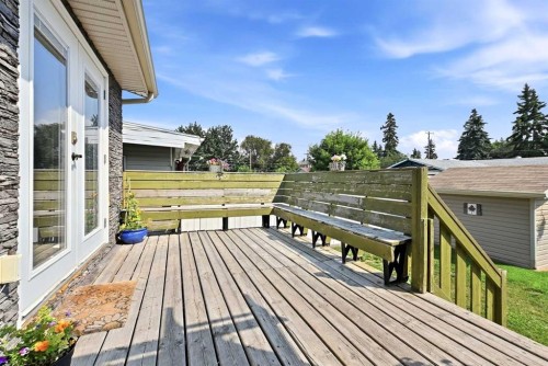 5431 55 Avenue, Lacombe, AB - Outdoor With Deck Patio Veranda With Exterior