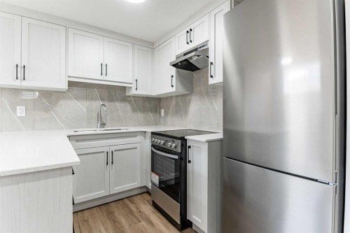 4041 Southwinds Way Sw, Airdrie, AB - Indoor Photo Showing Kitchen With Stainless Steel Kitchen With Upgraded Kitchen