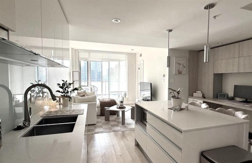 1108-1122 3 Street Se, Calgary, AB - Indoor Photo Showing Kitchen With Double Sink With Upgraded Kitchen