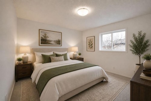 89 Everoak Drive Sw, Calgary, AB - Indoor Photo Showing Bedroom