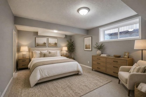 89 Everoak Drive Sw, Calgary, AB - Indoor Photo Showing Bedroom