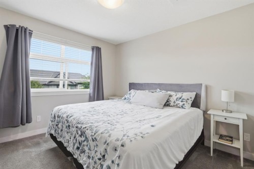 187 Legacy Common Se, Calgary, AB - Indoor Photo Showing Bedroom