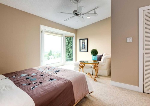 111 Hawksbrow Drive Nw, Calgary, AB - Indoor Photo Showing Bedroom