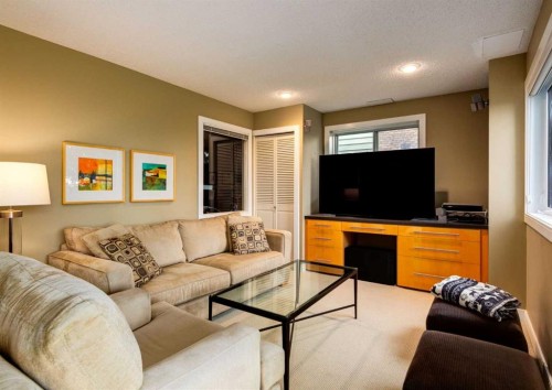 111 Hawksbrow Drive Nw, Calgary, AB - Indoor Photo Showing Living Room