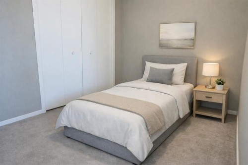 1609-4641 128 Avenue Ne, Calgary, AB - Indoor Photo Showing Bedroom