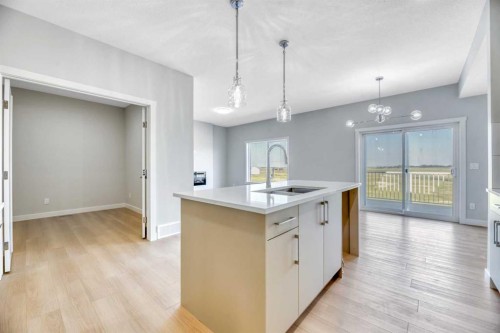 154 Lakewood Crescent, Strathmore, AB - Indoor Photo Showing Kitchen With Upgraded Kitchen