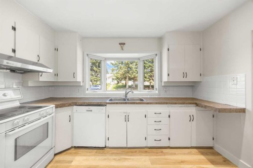 35 Collingwood Place Nw, Calgary, AB - Indoor Photo Showing Kitchen With Double Sink