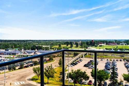 402-10 Shawnee Hill Sw, Calgary, AB - Outdoor With Balcony With View