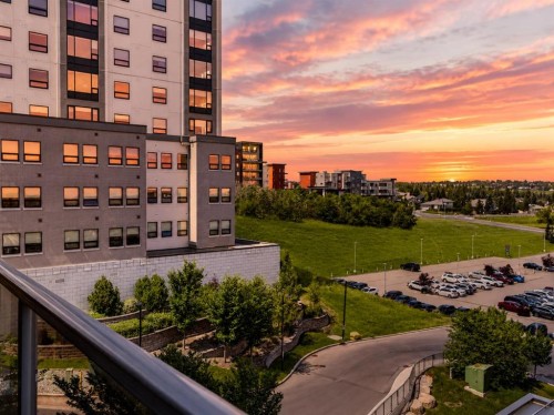 402-10 Shawnee Hill Sw, Calgary, AB - Outdoor With Balcony With View