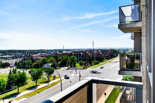 402-10 Shawnee Hill Sw, Calgary, AB - Outdoor With Balcony With View