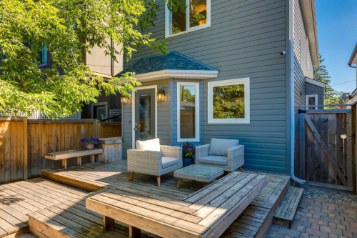 2218 3 Avenue Nw, Calgary, AB - Outdoor With Deck Patio Veranda With Exterior