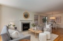2218 3 Avenue Nw, Calgary, AB  - Indoor Photo Showing Living Room With Fireplace 
