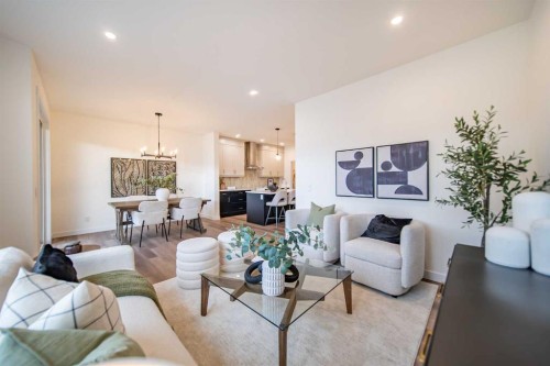168 Creekstone Circle Sw, Calgary, AB - Indoor Photo Showing Living Room
