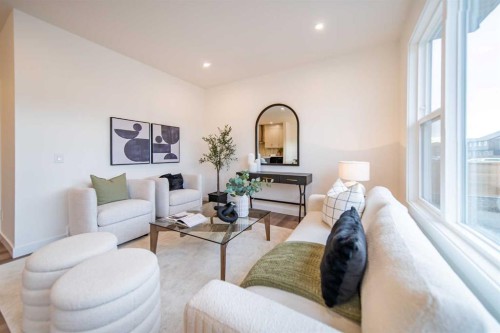 168 Creekstone Circle Sw, Calgary, AB - Indoor Photo Showing Living Room