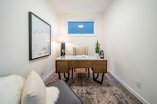 168 Creekstone Circle Sw, Calgary, AB - Indoor Photo Showing Office
