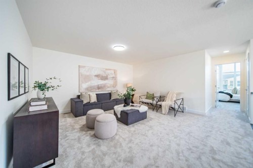 168 Creekstone Circle Sw, Calgary, AB - Indoor Photo Showing Living Room