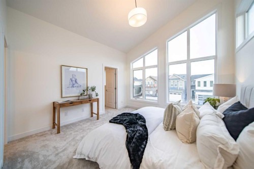 168 Creekstone Circle Sw, Calgary, AB - Indoor Photo Showing Bedroom