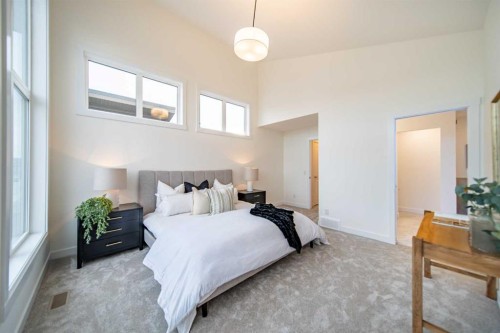 168 Creekstone Circle Sw, Calgary, AB - Indoor Photo Showing Bedroom