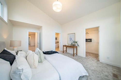 168 Creekstone Circle Sw, Calgary, AB - Indoor Photo Showing Bedroom