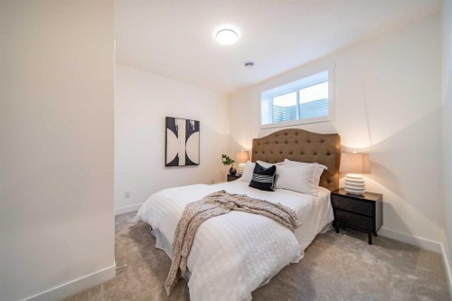 168 Creekstone Circle Sw, Calgary, AB - Indoor Photo Showing Bedroom