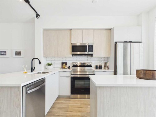 2478 210 Avenue Se, Calgary, AB - Indoor Photo Showing Kitchen With Upgraded Kitchen