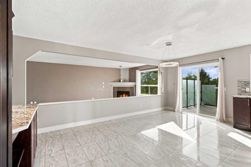 541 Citadel Meadow Bay Nw, Calgary, AB - Indoor With Fireplace