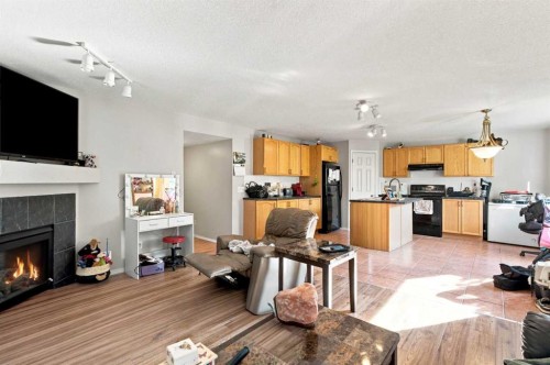 541 Citadel Meadow Bay Nw, Calgary, AB - Indoor With Fireplace